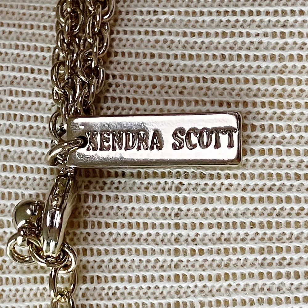 KENDRA SCOTT Vintage Boho Bold Artisan Lena Bib Statement Necklace Retired - Picture 5 of 9